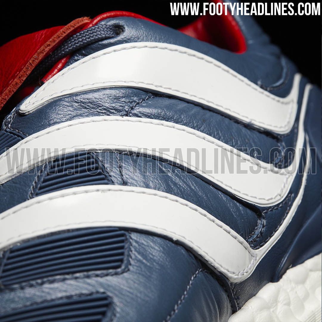 Predator ultra boost sales blue white red